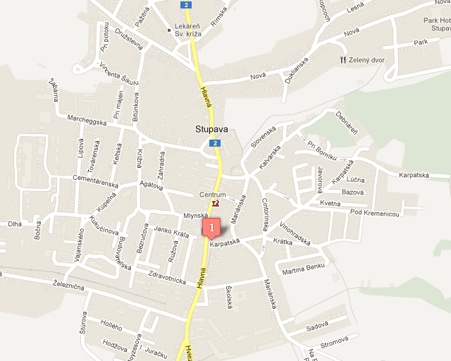 Bratislavský kraj mapa